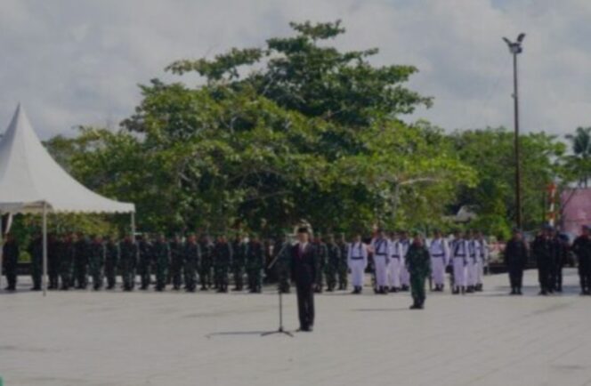 
 Upacara Memperingati HUT RI ke 78 Ziarah Ke TMP Matone Pagatan