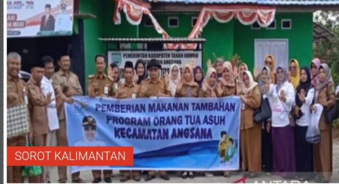 
 Pemerintah Kabupaten Tanah Bumbu Suplai Makanan Kepada 33 Balita di Kecamatan Angsana