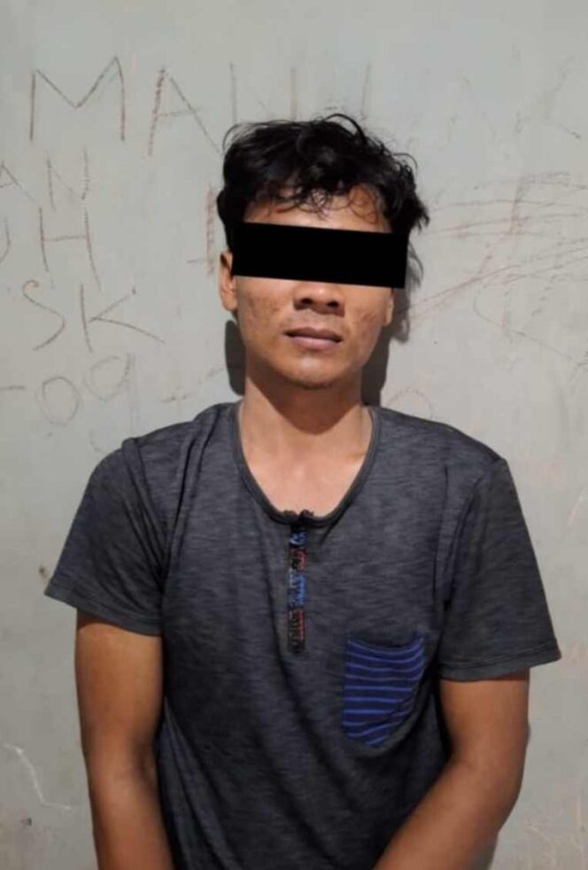 
 Polisi Berhasil Mengaman kan Tersangka Penganiayaan Pedagang Ikan Dipasar Satui