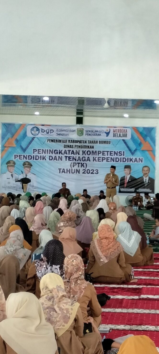 
 Peningkatan Kompetensi Pendidik Dan Tenaga Pendidikan Di Kabupaten Tanah Bumbu