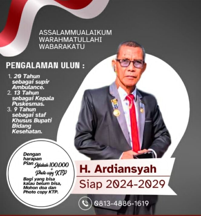 
 H.Ardiansyah Resmi Maju Sebagai Kandidat Calon Bupati Tanah Bumbu