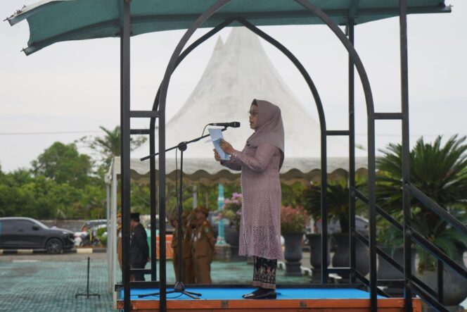 
 Semangat Kartini di Tanah Bumbu, Upacara Peringatan Hari Kartini dengan Petugas Perempuan