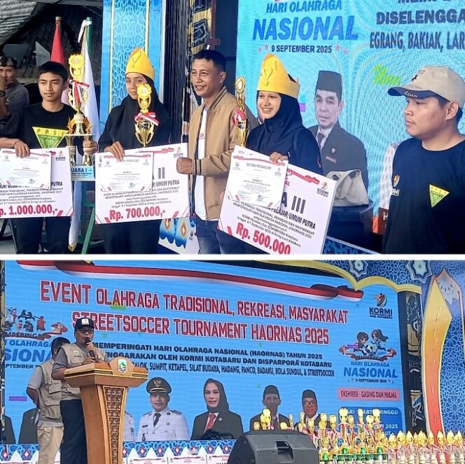 
 Semarak Haornas 2025: Event Olahraga Tradisional dan Street Soccer KORMI Kotabaru Resmi Ditutup