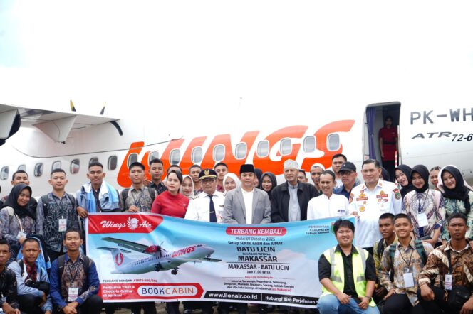 
 Penerbangan Batulicin–Makassar Perdana, Tiket Habis Terjual