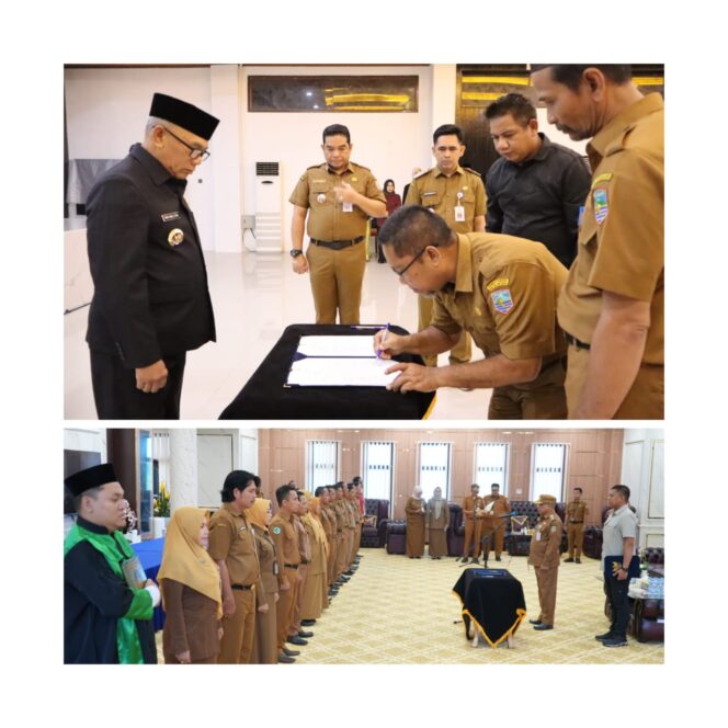 
 Dorong Kinerja Pemerintahan, Bupati Kotabaru Lantik dan Promosikan Pejabat Administrator, Pengawas, hingga Kepala Puskesmas