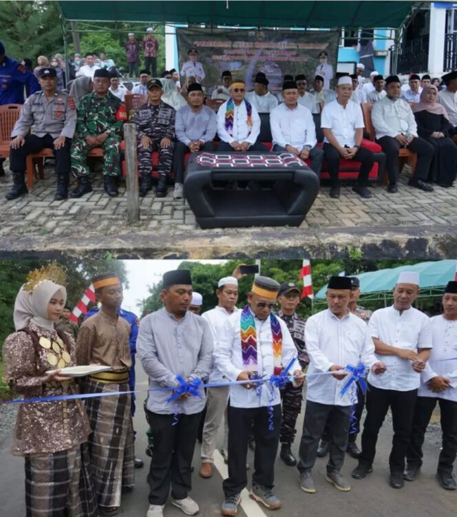 
 Bupati Muh Rusli Resmikan Jalan Desa Teluk Tamiang, Dorong Akses Wisata dan Perekonomian Warga
