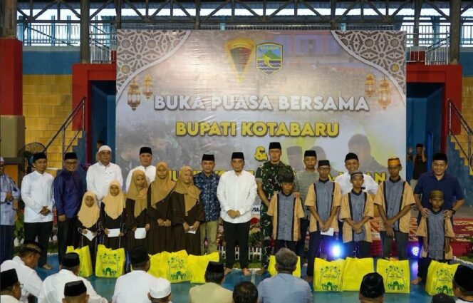 
 Pemkab Kotabaru Hadiri Buka Puasa Bersama Prajurit Yonif TP 884/Sa-ijaan