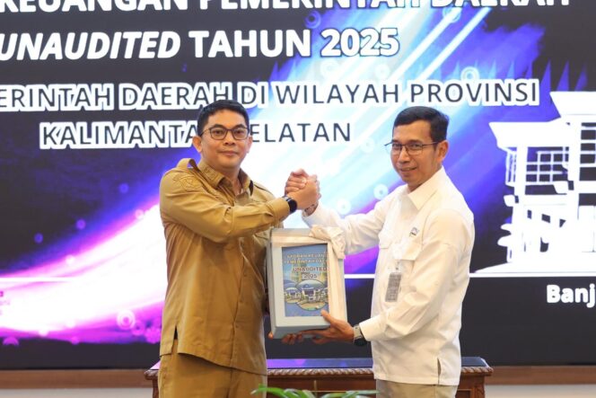 
 Tanah Bumbu Serahkan LKPD Unaudited 2025 ke BPK