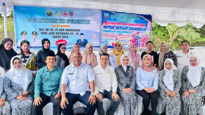 
 IBI Kotabaru Gelar Bakti Sosial KB dan Imunisasi, Peringati HUT ke-75