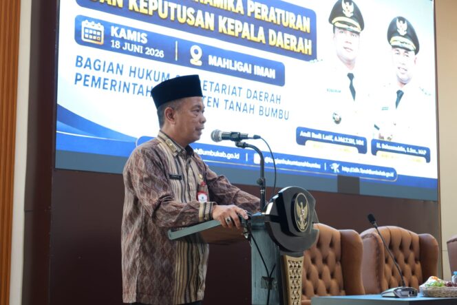 
 Pemkab Tanah Bumbu Gelar Dialektika Produk Hukum Daerah 2026, Dorong Percepatan Pembangunan Daerah