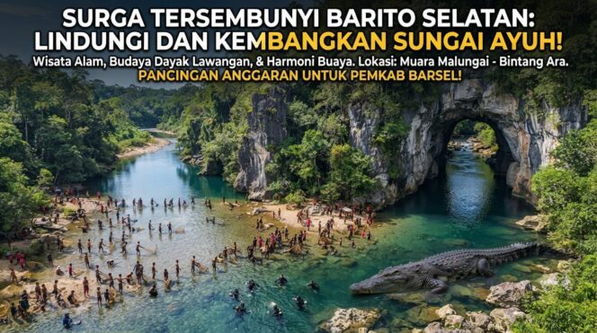 
 Sungai Ayuh, Surga Tersembunyi dan Warisan Budaya Dayak Lawangan di Barito Selatan