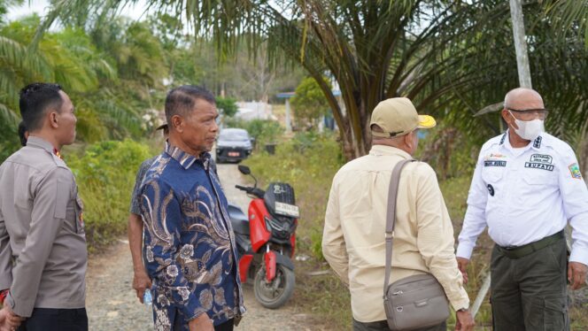 
 Meningkatkan Kemajuan Daerah, Bupati Tinjau Pembagunan Jalan Tembus Jembatan Tanjung Serdang